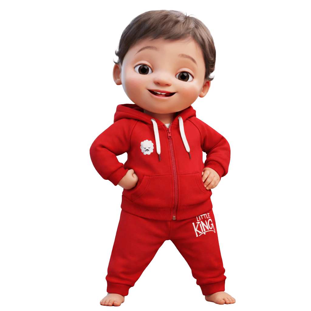Baby in Hoodies and Joggers